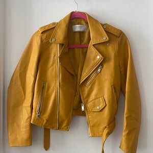 Zara Basic leather jacket